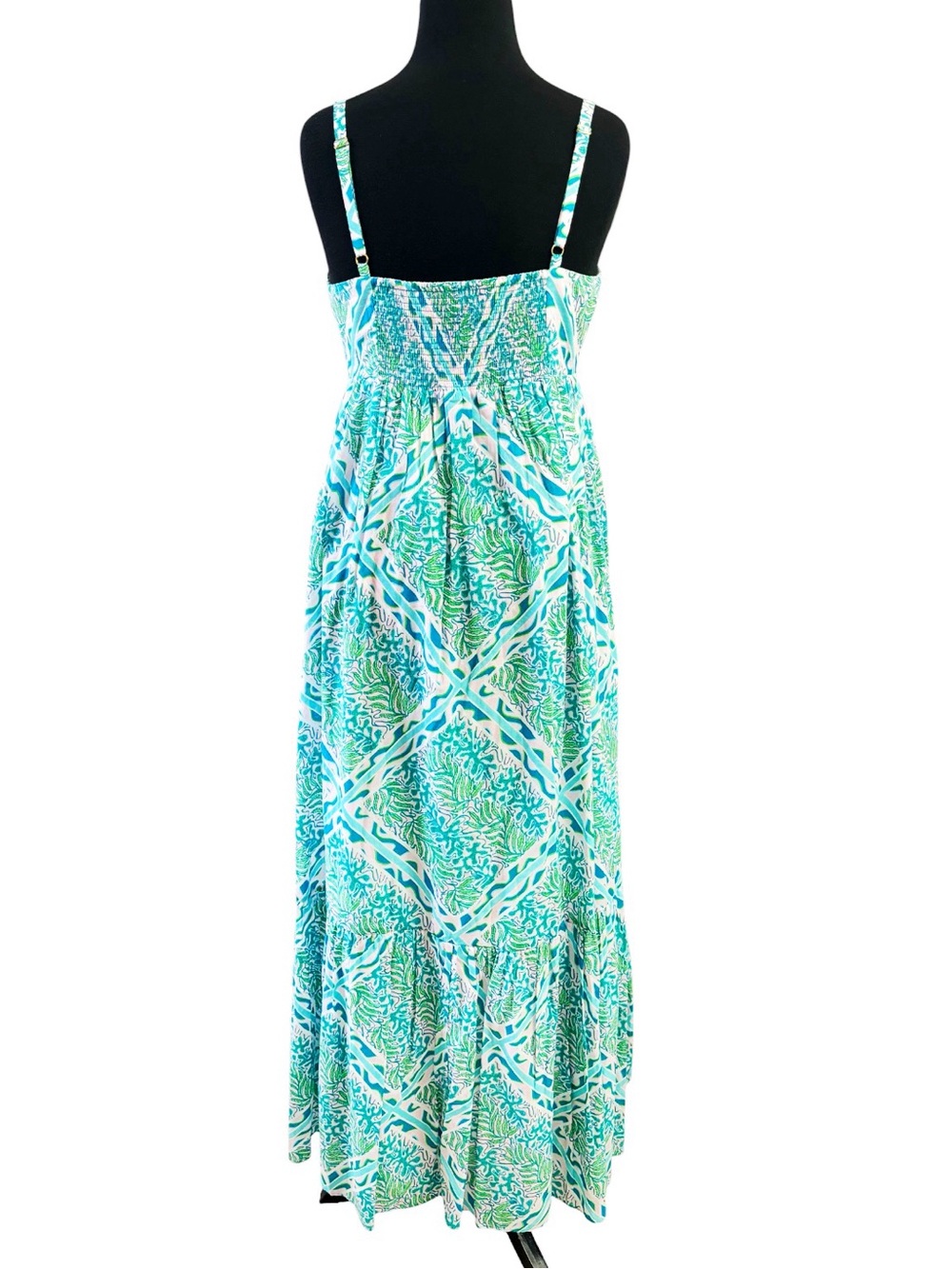 Lilly Pulitzer Prism Blue Good Greef Engineered Maxi Dress - Picture 9 of 13